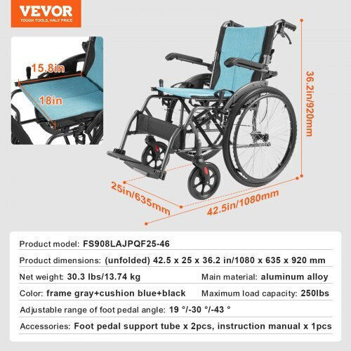 Vevor Wheelchair Cushion SDZZLYLHJ18I5WBUJV0