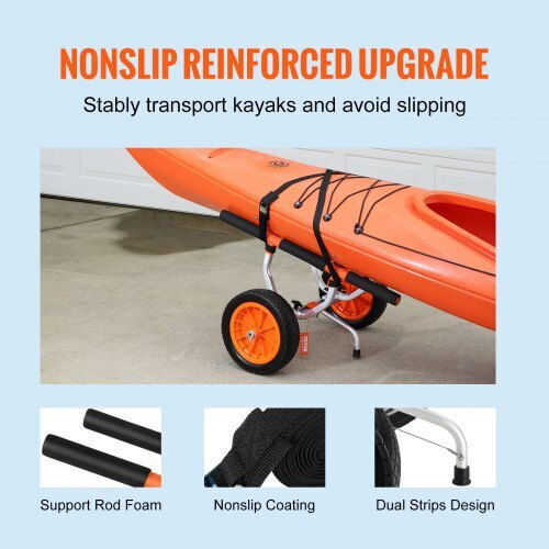 Vevor S450LBS12INCHFZNLV0 Canoe & Kayak Trolley