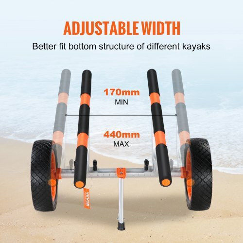Vevor S450LBS12INCHFZNLV0 Canoe & Kayak Trolley