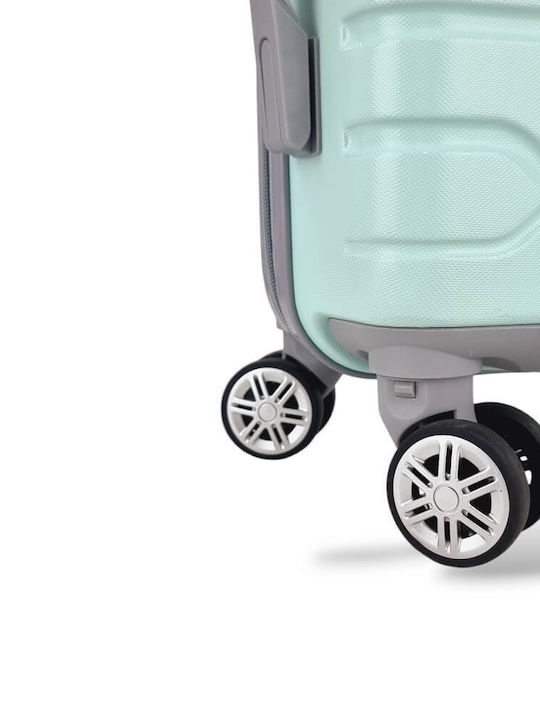 Playbags Βαλίτσα Ταξιδίου Καμπίνας Σκληρή Μέντα με 4 Ρόδες Ύψους 52εκ.