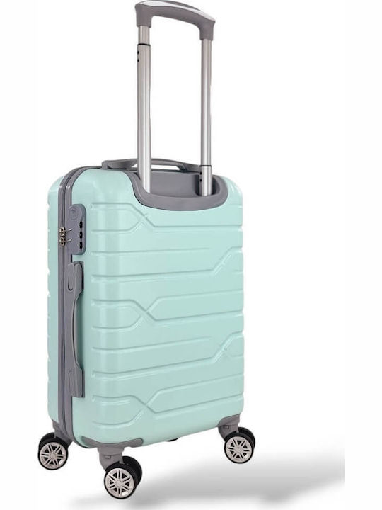 Playbags Βαλίτσα Ταξιδίου Καμπίνας Σκληρή Μέντα με 4 Ρόδες Ύψους 52εκ.