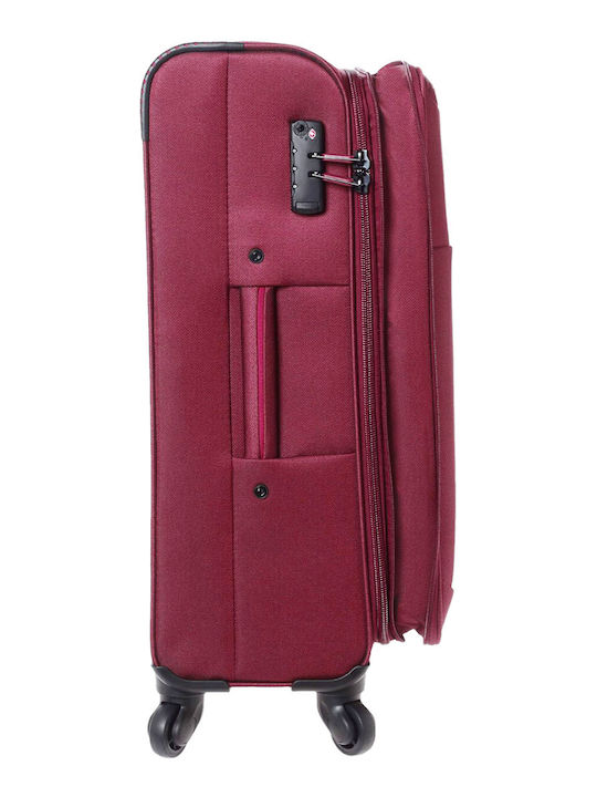 Diplomat Athens Collection 6040 Valiză de Călătorie Mare Bordeaux cu 4 roți Înălțime 78cm ZC604