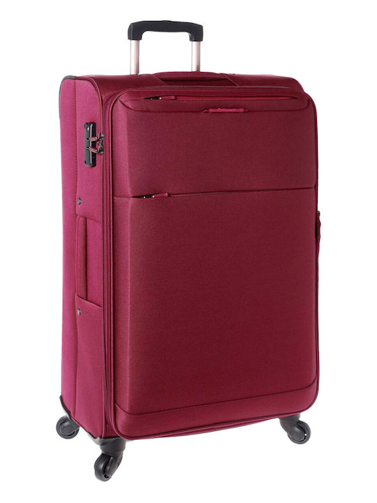 Diplomat Athens Collection 6040 Valiză de Călătorie Mare Bordeaux cu 4 roți Înălțime 78cm ZC604