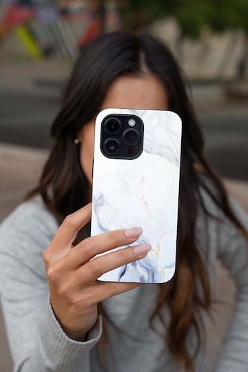 Sonique Marble Series Case Huawei P30 Lite White 02