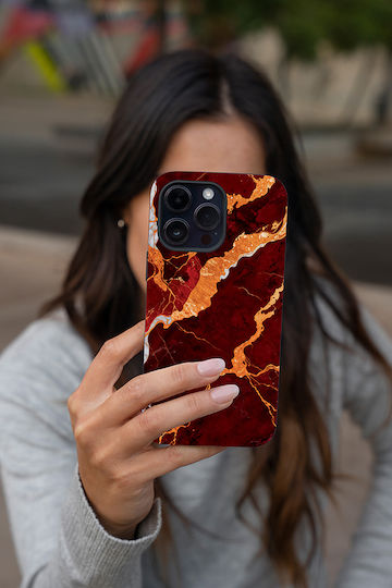 Sonique Marble Series Case for Huawei P30 Lite Red