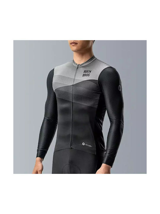 Rockbros Long Sleeves Cycling Jersey Black