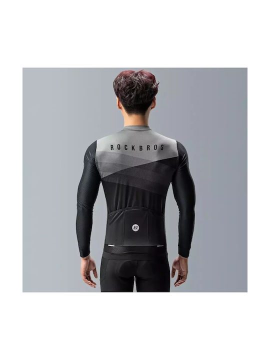 Rockbros Long Sleeves Cycling Jersey Black