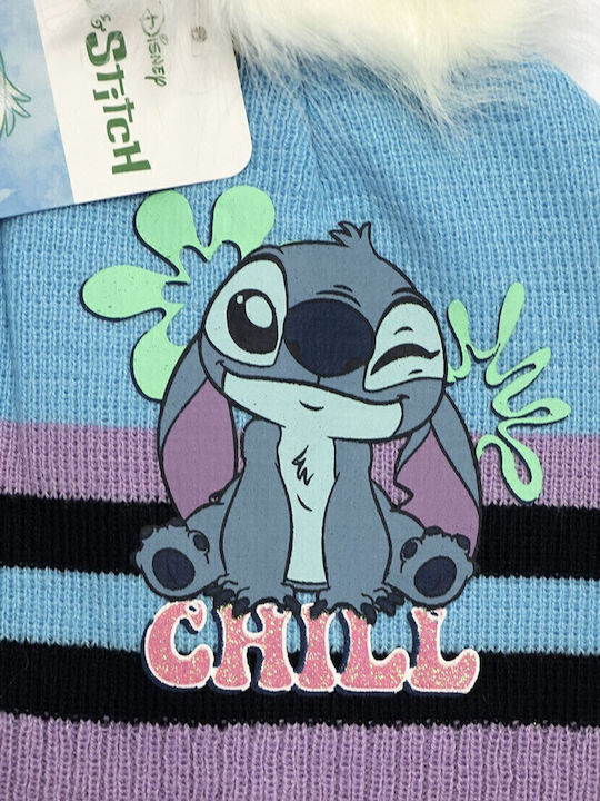 Lilo & Stitch Παιδικό Σκουφάκι Πλεκτό Μπλε