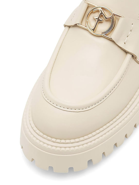 Damen Loafers in Beige Farbe