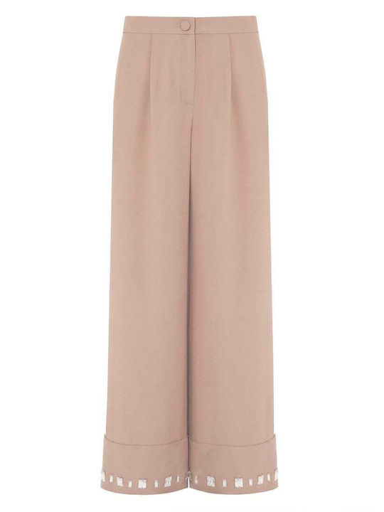 Damen Stoff Hose Blooming Dahlia