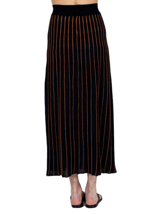 Aggel Skirt Amber Brown/black