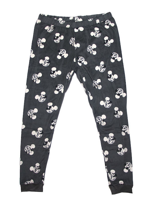 Disney Winter Damen Pyjama-Set Graphite Minnie Mouse