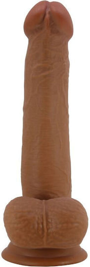 Pretty Love Realistic Dildo with Suction Cup Brown 22cm