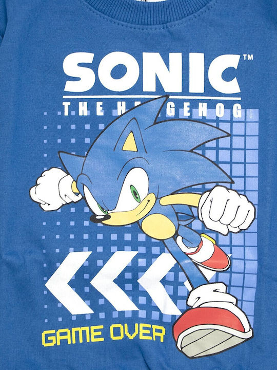 Sega Fleece Kids Sweatshirt Blue Game Over