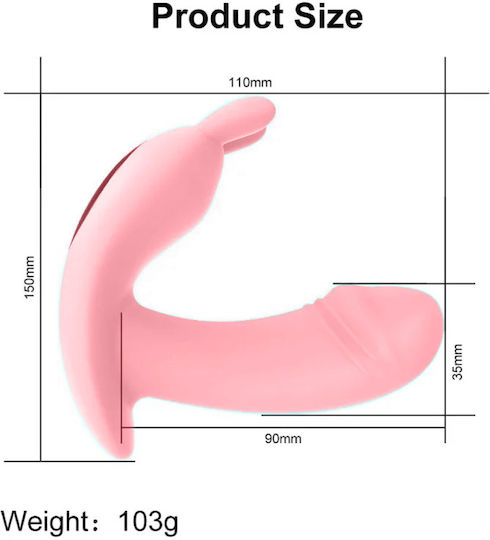 Little Dance Vibrator mit Fernsteuerung Hellblau