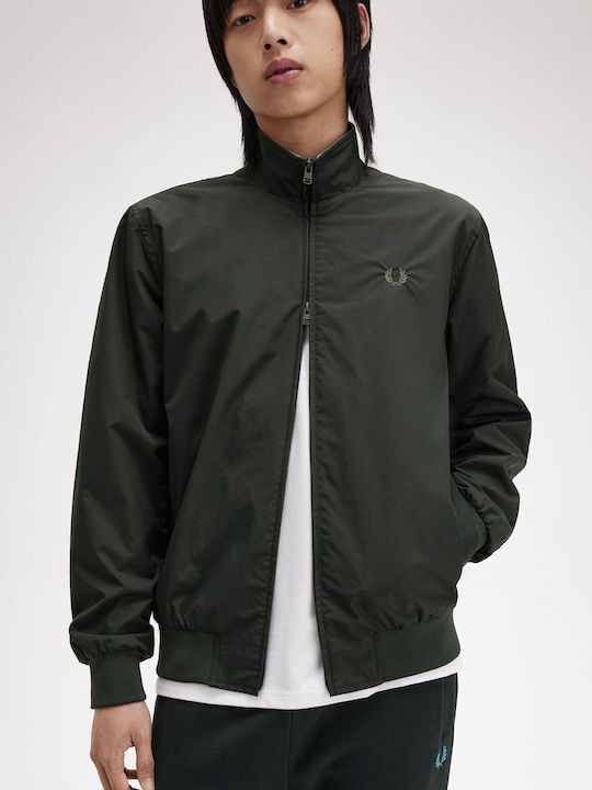 Fred Perry Brentham Athletic Jacket Night Green