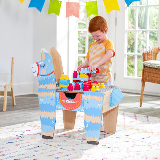 Kidkraft Llama Pinata Table Building Blocks For Ages 3+ 50 Pieces