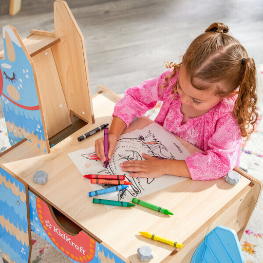 Kidkraft Llama Pinata Table Building Blocks For Ages 3+ 50 Pieces