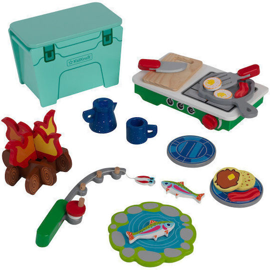 Kidkraft Camping Cook Out από Ξύλο για 3+ Ετών 27τμχ