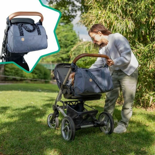Badabulle Geantă Pentru Scutece De Umăr / De Mână Pocketstyle Albastră 40x20x27cm
