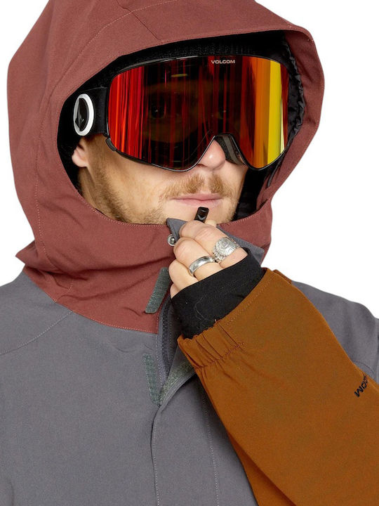 Volcom Brighton G0652516-CRL Masculin Jachetă pentru Schi & Snowboard Maro