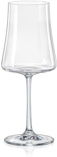 Crystal Bohemia Set of Glasses for White and Red Wine made of Crystal Stemmed 360ml 30pcs