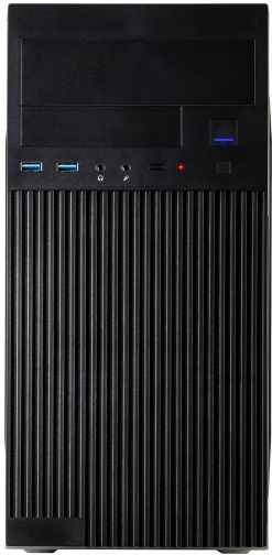Inter-Tech IT-6521 Mini Tower Computergehäuse Schwarz