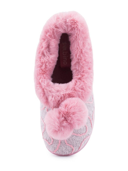 Winter Women's Slippers Pink