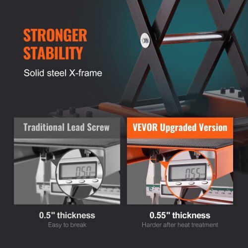 Vevor Motorcycle Lift ATV 500 Kg Manual Crank Mtcsjjcsb1100f505v0