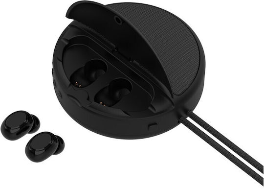 Akai Proffesional BTE-J500BT In-ear Bluetooth Handsfree Ακουστικά με Θήκη Φόρτισης Μαύρα