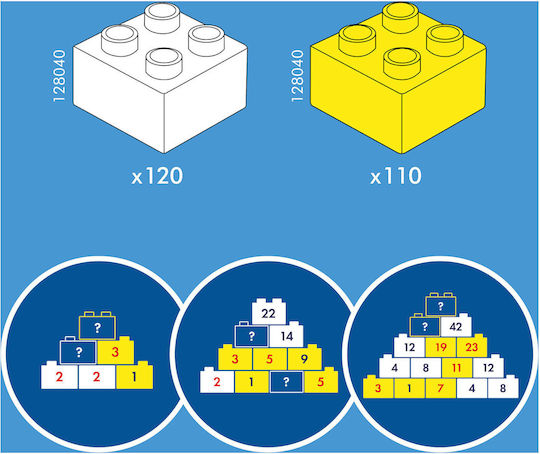 Hubelino Τουβλάκια Pyramid Game για 4+ Ετών 230τμχ