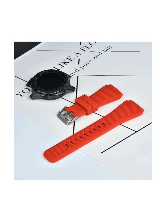 Curea din silicon maro 22mm pentru ceas inteligent Samsung & Huawei