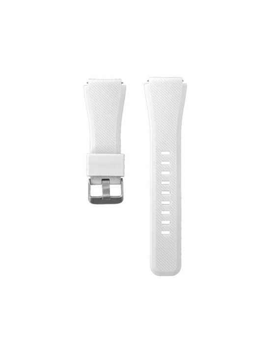 White Silicone Strap 22mm for Samsung & Huawei Smart Watch