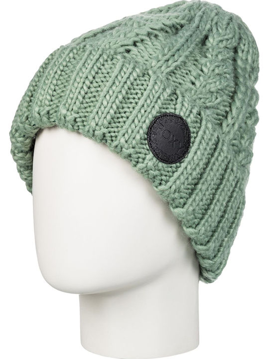 Tram Beanie Unisex Beanie Gestrickt in Türkis Farbe