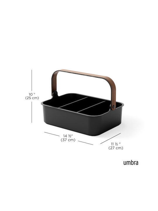 Umbra Tabletop Bellwood Wooden Stand 34.7x26.4x13.1cm Black