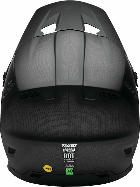 Thor Reflex Stealth Black Κράνος Μηχανής Motocross ECE 22.06 1500gr