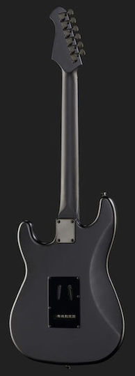 Harley Benton Електрическа Китара за Левичари Stratocaster с HSS Конфигурация на Пикапите Сатенено черно