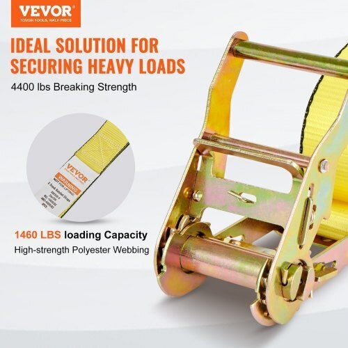 Σετ 8 Ιμάντες Vevor Καστάνια Αντοχή 4400 Lb 2" X 15' Ασφάλιση Φορτίου Jldjetrack2x1csxcv0