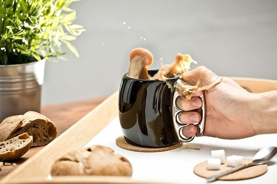 Gadget Master Κούπα Κεραμική Μαύρη 360ml