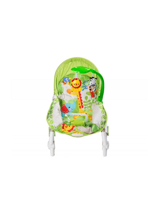 Electric Relax pentru Bebeluși cu Muzică și Vibrații Verde pentru Copil până la 18kg