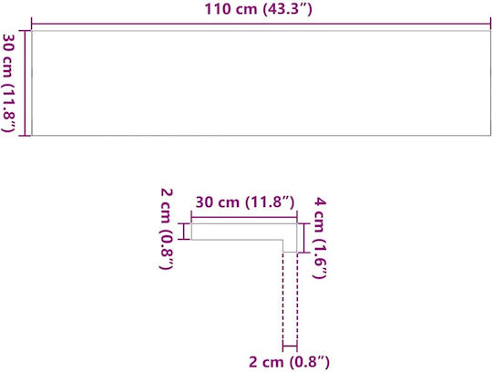 Vidaxl Treppenstufen 12 Stk. Hellbraun 110x30x2 cm Eichenholz Braun