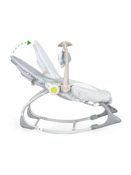 Electric Relax pentru Bebeluși cu Muzică și Vibrații Gri pentru Copil până la 18kg