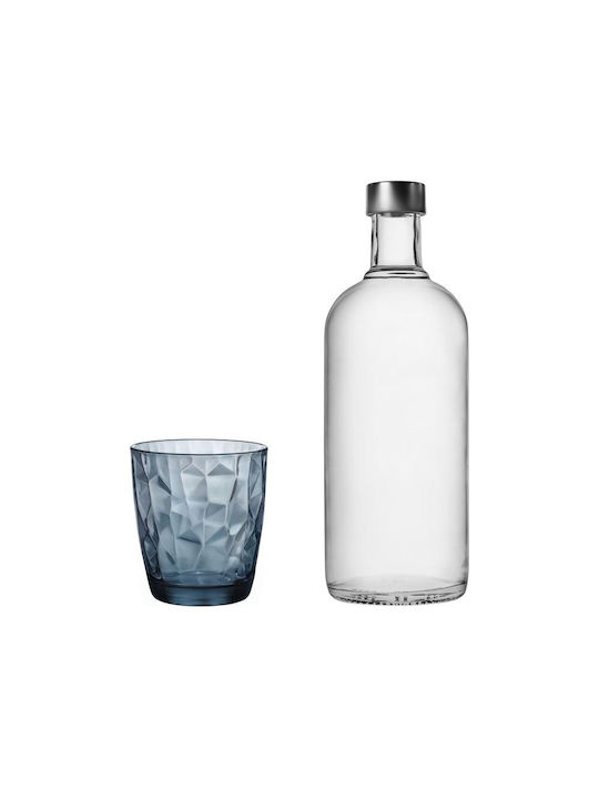 Bormioli Rocco Diamond Glass Water made of Glass Ocean Blue 390ml