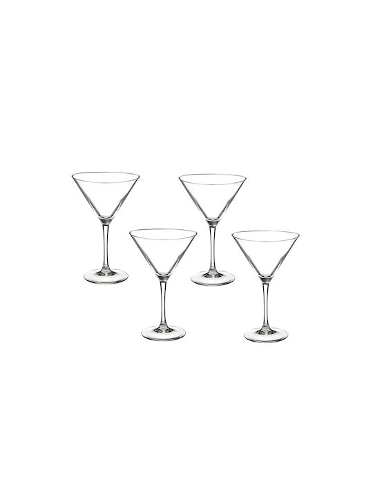 Secret de Gourmet Set of Glasses Cocktail/Drinking made of Glass Stemmed 300ml 4pcs