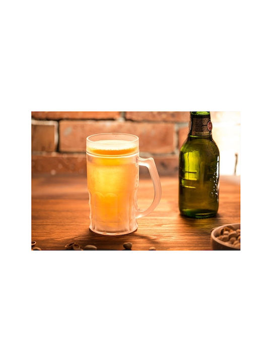 Gadget Master Glas Bier, μπίρας aus Glas 400ml