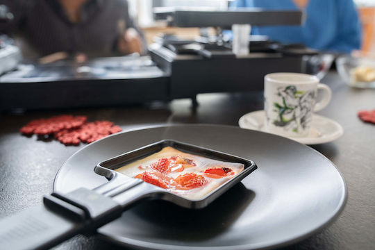 Unold Tabletop Electric Grill Raclette Smooth and Ribbed Plate 1300W 21cmx21cmcm