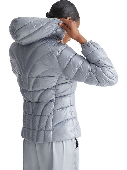 Women's Short Lifestyle Jacket for Winter Moon Stone