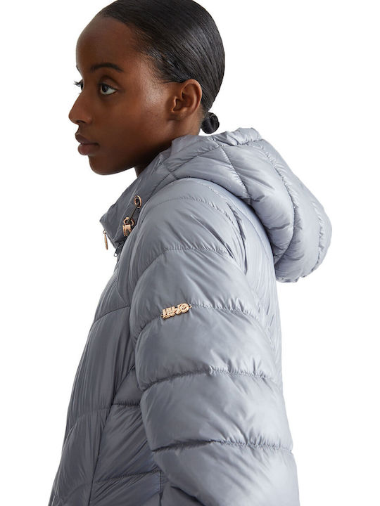 Women's Short Lifestyle Jacket for Winter Moon Stone