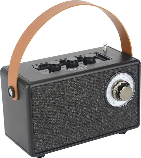 Camry Bluetooth Speaker 5W with Radio and Battery Life up to 5 hours Black CR1902
