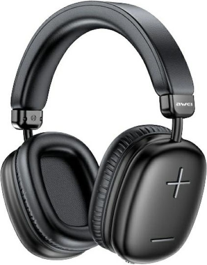 Awei AT6 Wireless / Wired Over Ear Headphones with 18 hours of Operation and Quick Charge Black